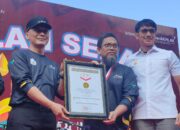 16 Ribu Warga Bone Pecahkan Rekor MURI Jalan Santai Terbanyak