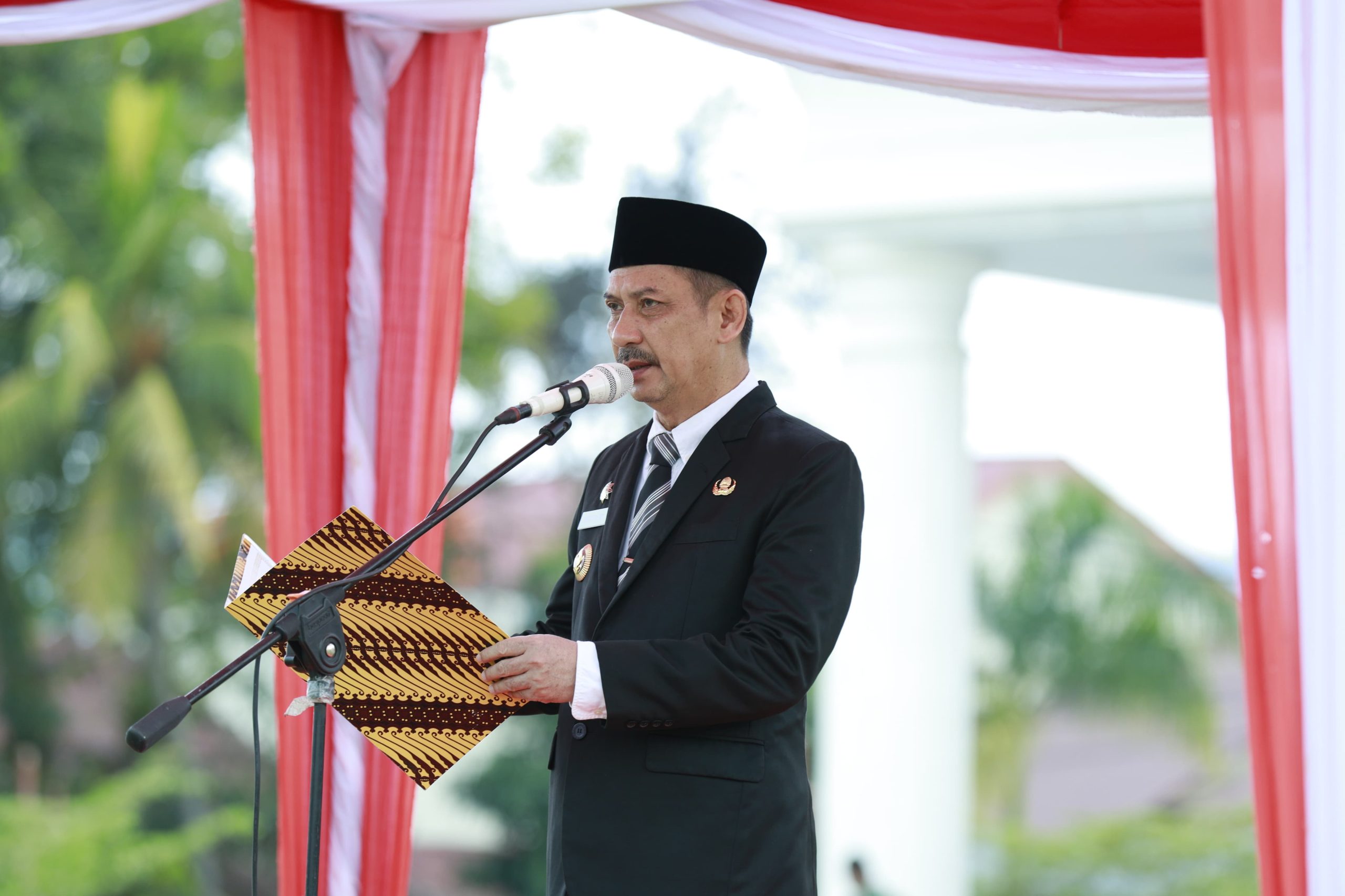 Firmanza DP Pimpin Upacara Khidmat Hari Kesaktian Pancasila di Lapangan Pancasila