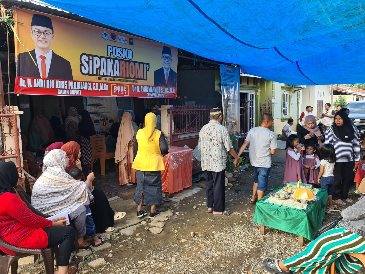 Lewat Baksos, Rio-Amir Tebar Kebaikan Untuk Warga Bone