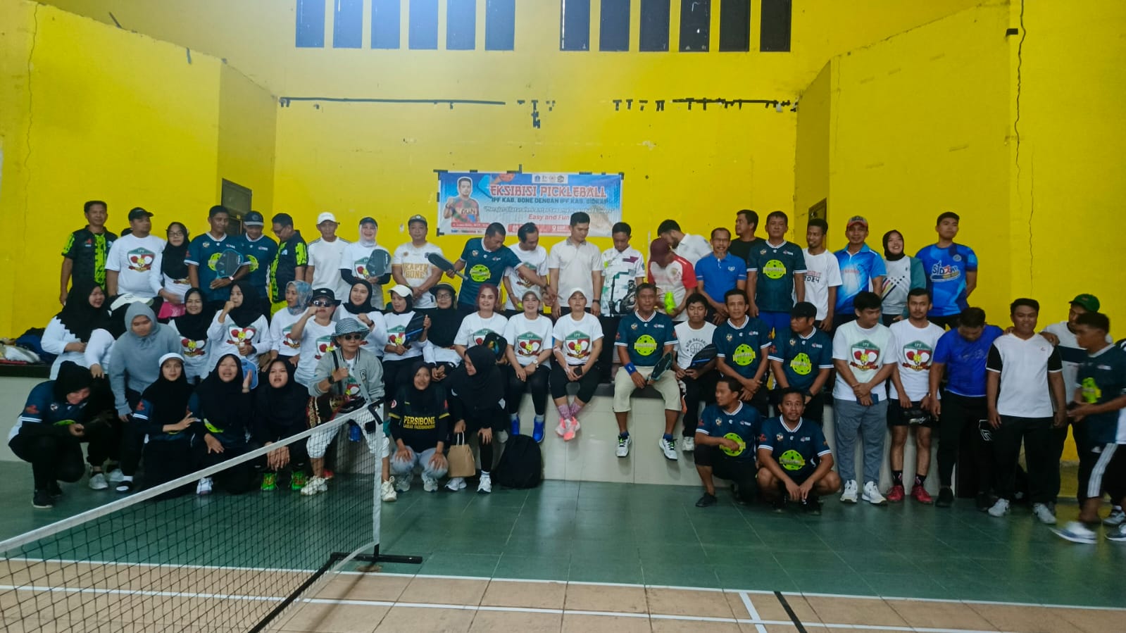 Pertandingan Persahabatan Pickleball Bone dan Sidrap