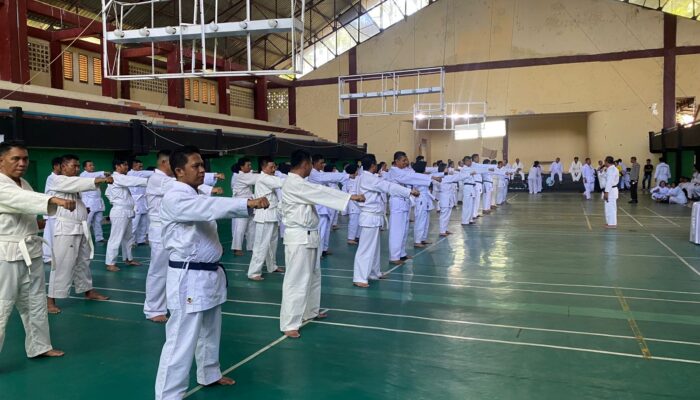 159 Personel Polri Ikuti Ujian Bela Diri untuk Kenaikan Pangkat di Palopo