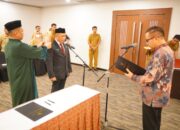Lantik Pejabat Fungsional DPMPTSP Sulsel, Ini Pesan Sekda Jufri Rahman