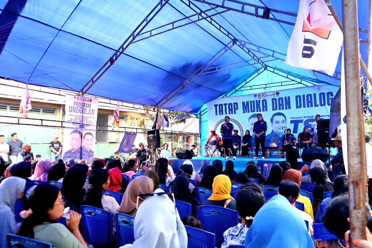 Dukung Nomor Urut 3, Ribuan Warga Ujung Bulu Hadiri Kampanye Tatap Muka TSM-MO