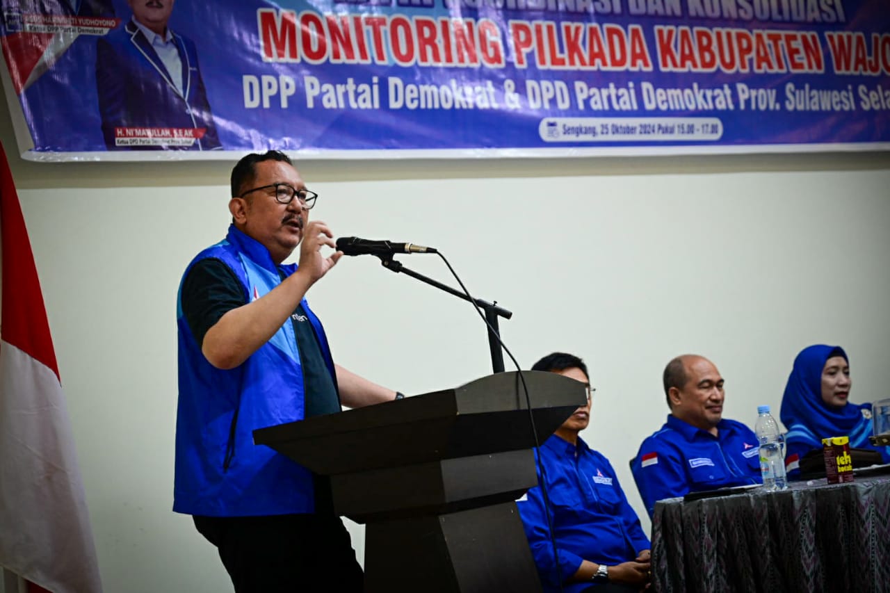 Ketua Demokrat Sulsel Pastikan Sanksi untuk Kader Pembangkang