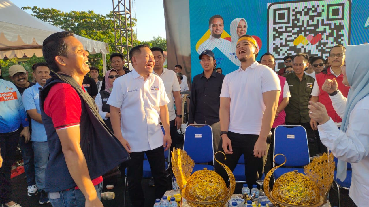 Putra Presiden ke-7 RI Jokowi, Kaesang Pangarep Kampanyekan SAR-Kanaah dan Andalan Hati di Sidrap