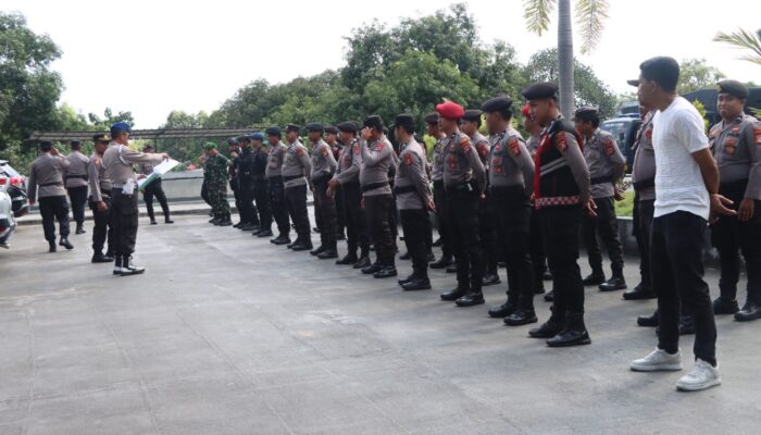 Polres Luwu All Out Amankan Debat Terbuka Calon Bupati Luwu di Makassar