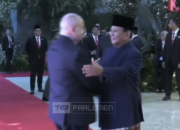 Momen Hangat di Gedung DPR/MPR, Prabowo Sambut Tamu Negara