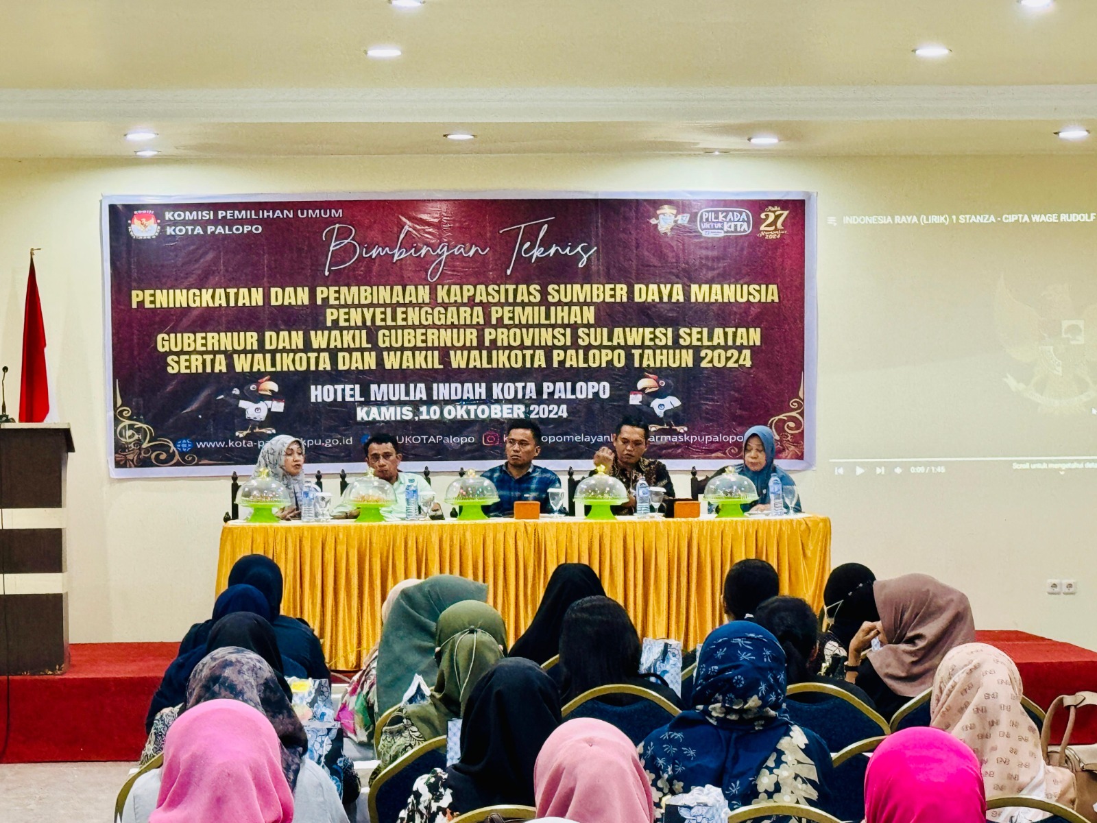 KPU Palopo Gelar Bimtek SDM PPS untuk Persiapan Pilkada 2024