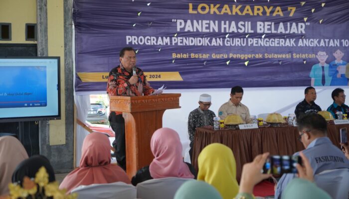 Sekda Luwu Resmi Buka Lokakarya “Panen Hasil Belajar” Guru Penggerak