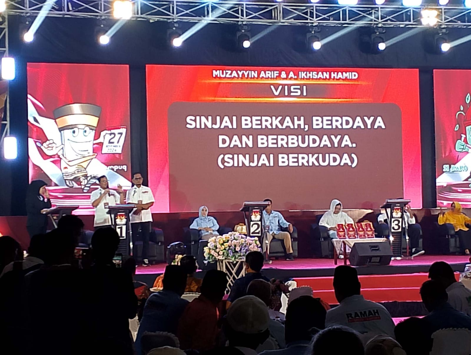 Di Panggung Debat, MAIKI Usung Visi BERKUDA untuk Sinjai Sejahtera