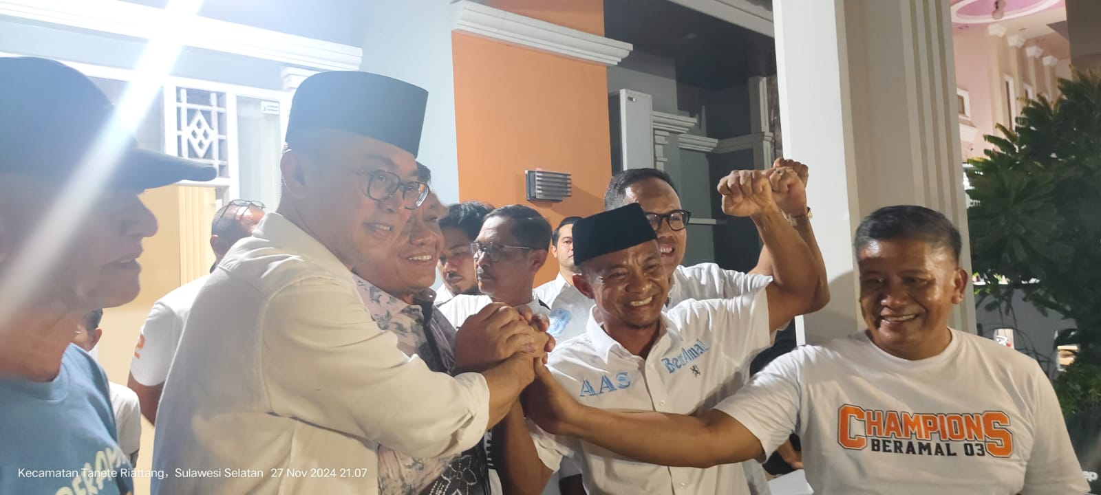 Sampaikan Ucapan Selamat, Sipakariomi Sembangi Kediaman Andi Asman