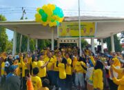 Senam Golkar Bersatu Luwu Sukses Pecahkan Rekor MURI di HUT ke-60