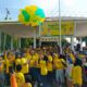 Senam Golkar Bersatu Luwu Sukses Pecahkan Rekor MURI di HUT ke-60