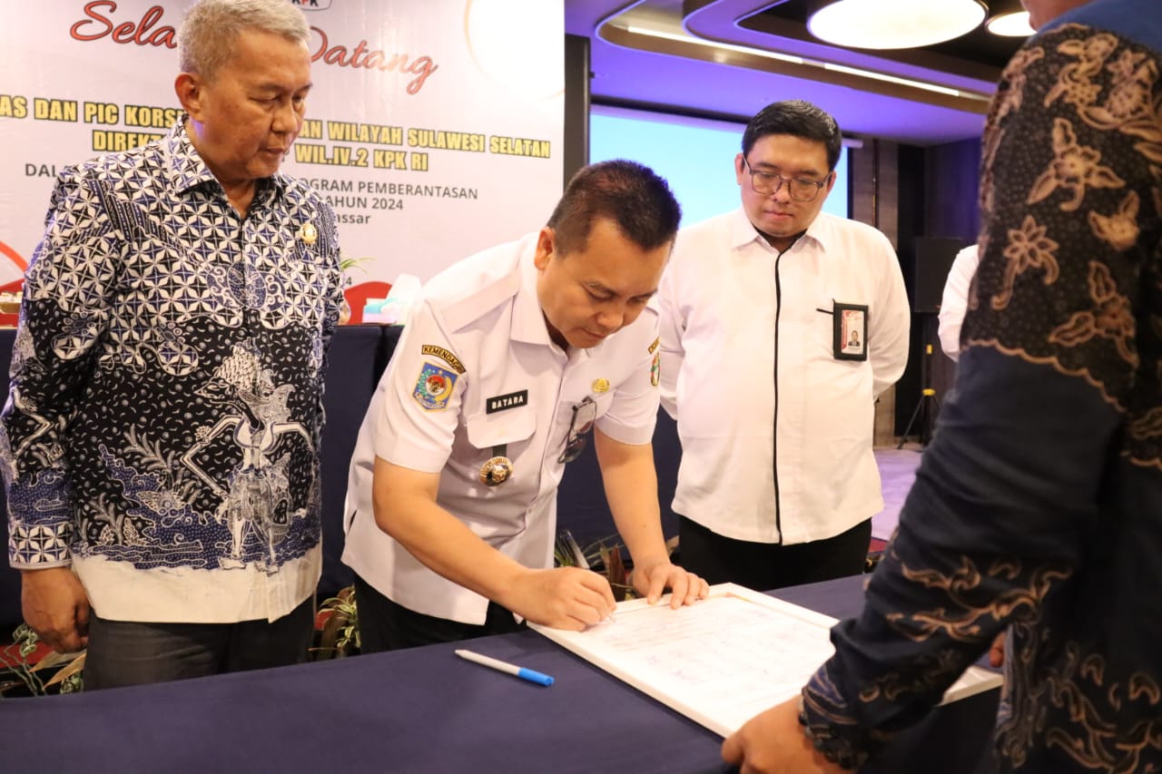 Pemkab Wajo Gelar Rapat Koordinasi Bersama Direktorat Korsup KPK