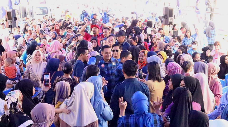 Ribuan Warga di Lakessi, Antusias Padati Kampanye TSM MO