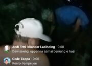 Menutup Saluran Air, Warga Bersihkan Batu Sisa Proyek Drainase
