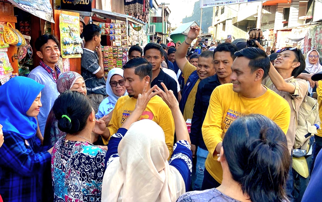 TSM MO Disambut Antusias, Saat Blusukan di Kampung Pisang