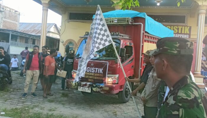 KPU Sidrap Mulai Distribusikan Logistik Pilkada ke 11 Kecamatan