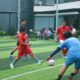 Masa Tenang, Andi Seto Pilih Melepas Penat Main Bola Bareng Pemuda dan Jurnalis
