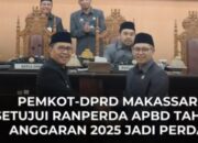 Sah! Pemkot dan DPRD Makassar Setujui Ranperda APBD 2025 Jadi Perda