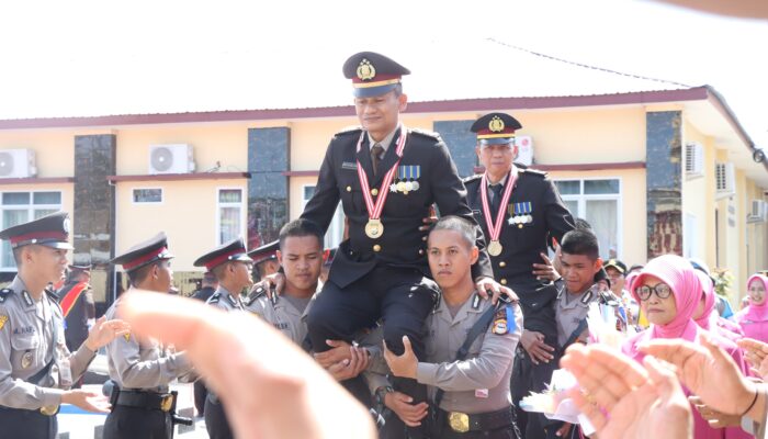 Simbol Dedikasi, Gerbang Pora Hiasi Purna Bakti Personel Polres Sidrap
