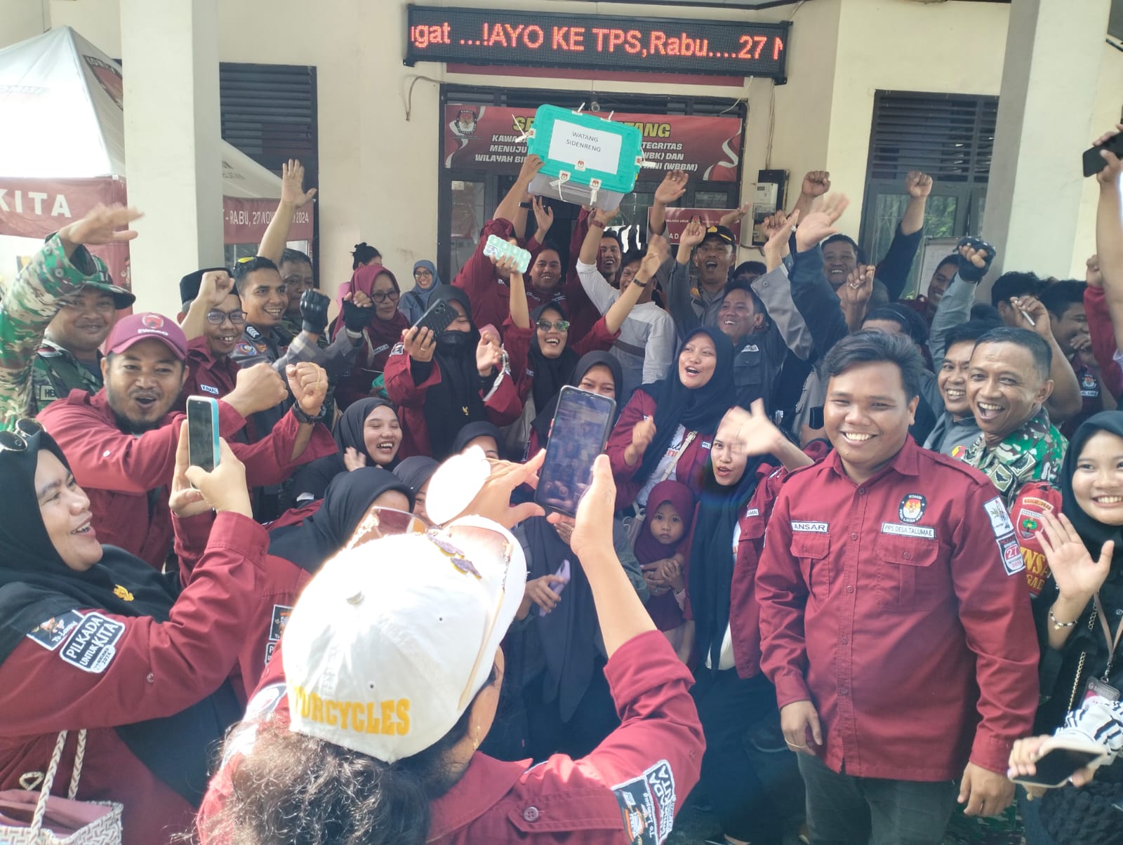 PPK Watang Sidenreng Tercepat Selesaikan Rekapitulasi Pilgub dan Pilbup Sidrap