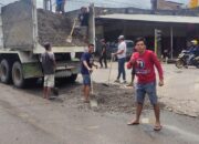Aksi Cepat Bupati Sidrap Terpilih, Jalan Berlubang Ditangani Sementara
