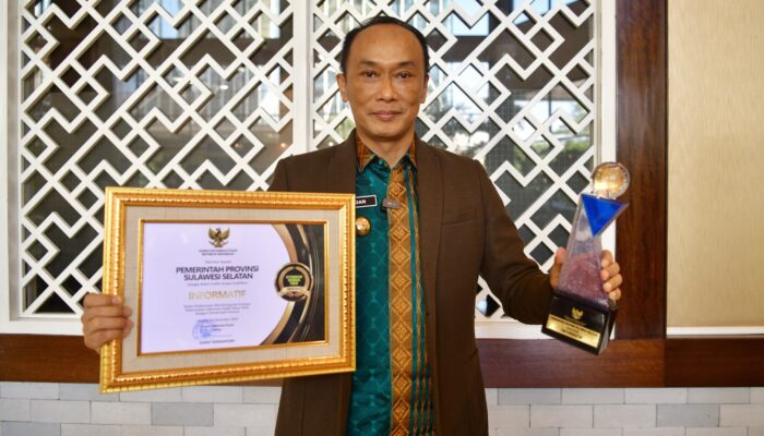 Pemprov Sulsel Raih Predikat Informatif untuk Keterbukaan Informasi Publik