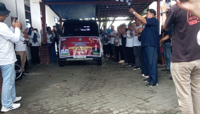 Jelang Nataru, Pj Wali Kota Parepare Lepas Tim Pasar Murah