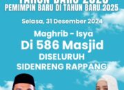 Sambut Tahun Baru, Bupati Terpilih Sidrap Gelar Zikir dan Doa Bersama