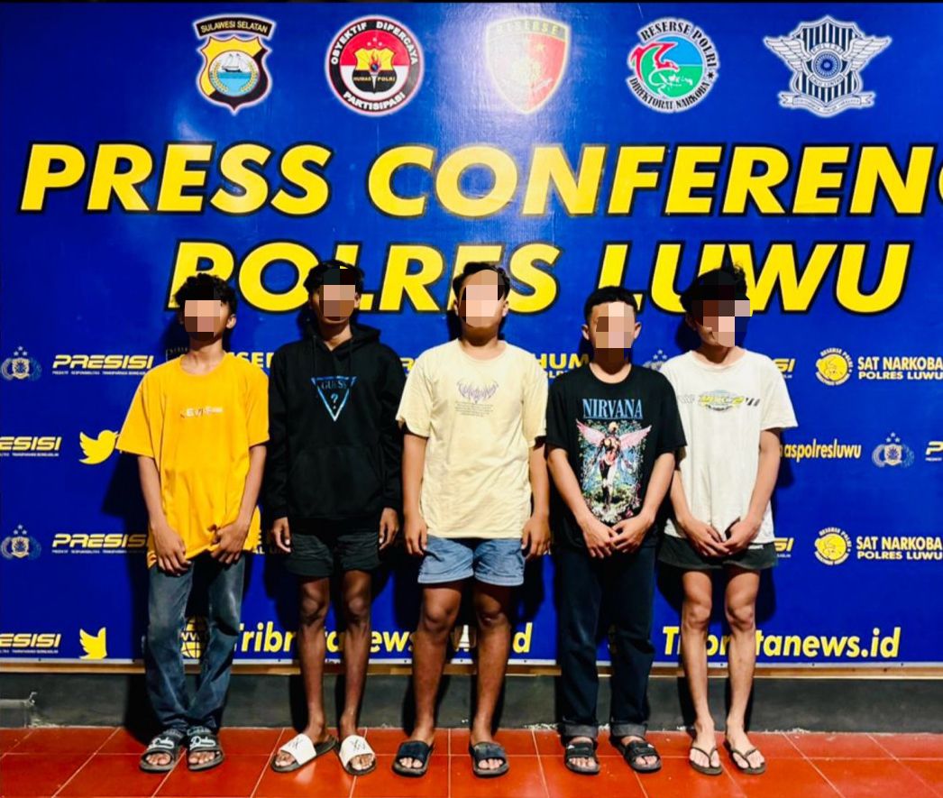 Polres Luwu Tangkap Lima Pelaku Persetubuhan Anak di Bawah Umur