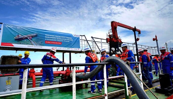 HUT ke 67, Pertamina Patra Niaga Sulawesi Resmikan Jetty Kapal Industri di Kendari