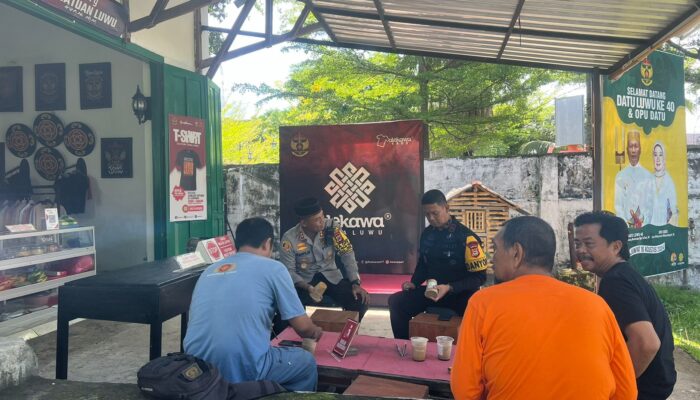 Kedatuan Luwu Jadi Titik Silaturahmi Kapolres Palopo dan Brimob Pasca-Pilkada