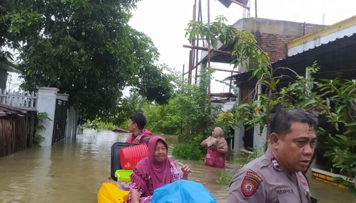 Banjir di Makassar, Pammat Subdit Gasum Polda Sulsel Beraksi Cepat