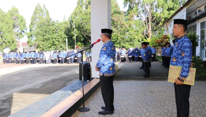 Upacara HKN, Sekda Lutim Dorong Penyelesaian Kegiatan 2024 Tepat Waktu