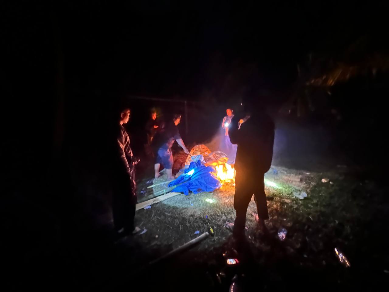 Respon Cepat Aduan Warga, Satreskrim Polres Wajo Sisir Lokasi Sabung Ayam