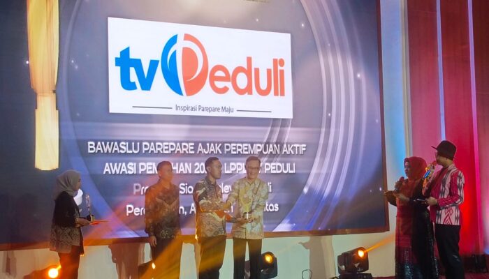 TV Peduli Parepare Raih Penghargaan Siaran Perempuan dan Anak