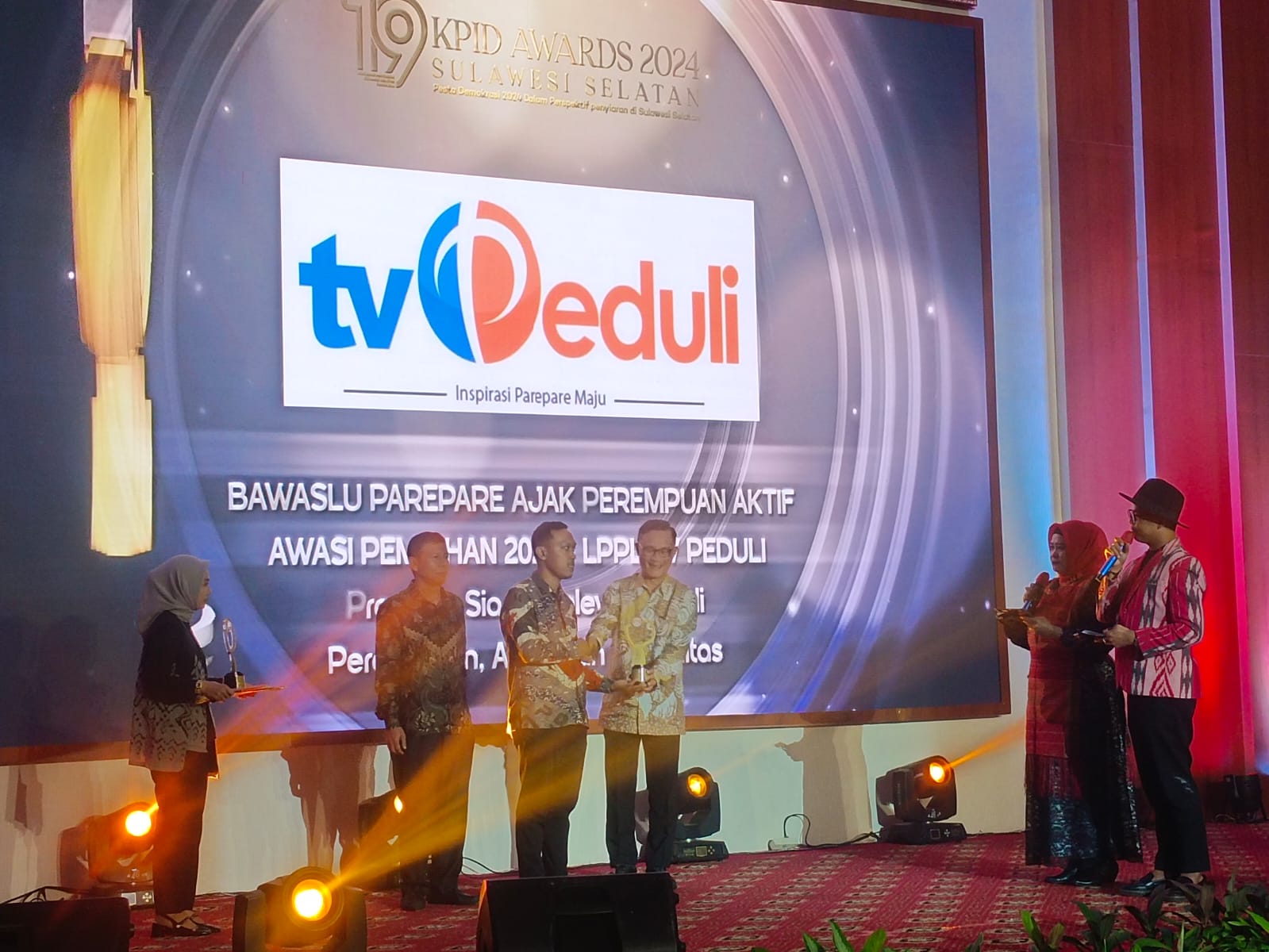 TV Peduli Parepare Raih Penghargaan Siaran Perempuan dan Anak