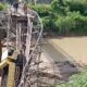 Jembatan Bulu Cenrana Roboh Lagi, Truk Ikut Terperosok