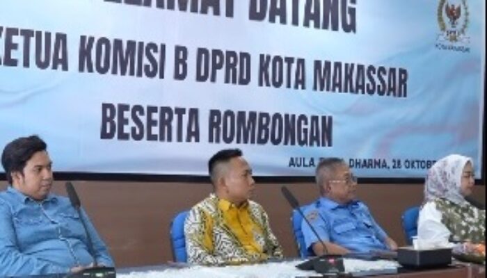 Komisi B DPRD Makassar Kunjungi OPD dan Perumda, Begini Penyambutan Direksi PDAM