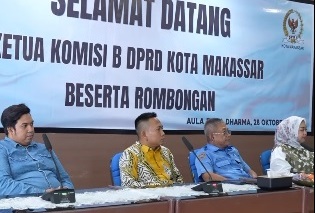 Komisi B DPRD Makassar Kunjungi OPD dan Perumda, Begini Penyambutan Direksi PDAM