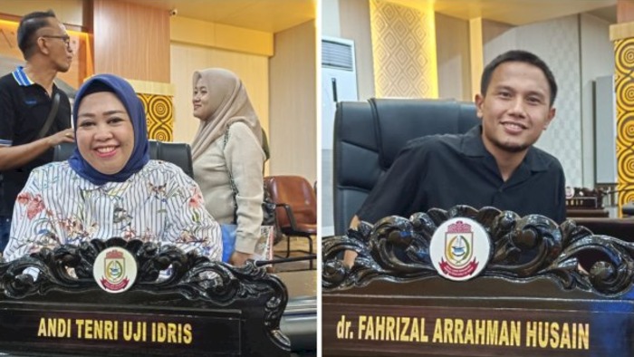 Andi Tenri Uji dan Fahrizal Husain Terpilih Jadi Pimpinan AKD DPRD Makassar