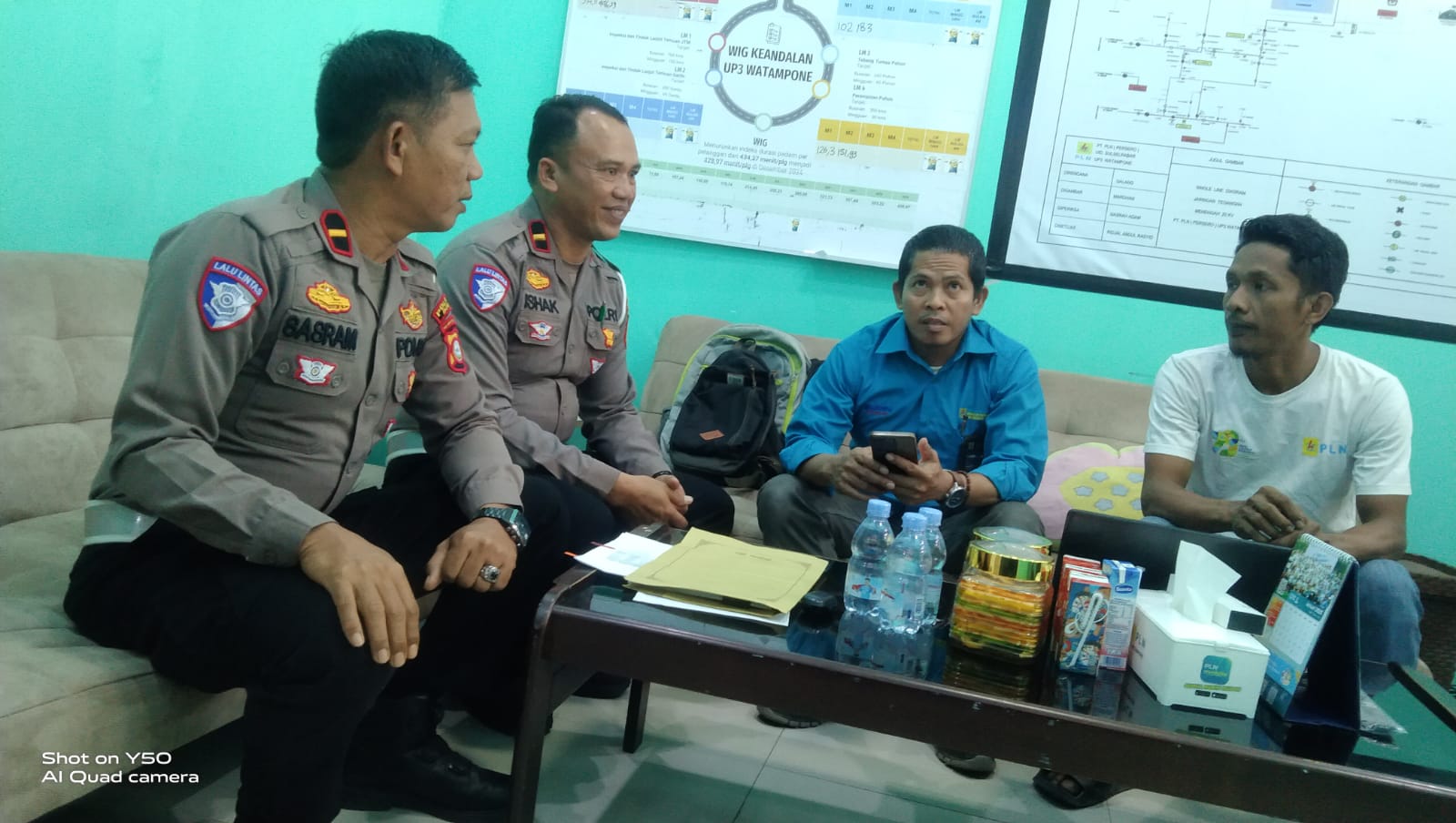 Polantas Bone Diskusi dengan DLH dan PLN, Antisipasi Risiko Kecelakaan di Jalan