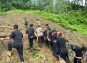 Polres Luwu Bergerak Cepat Tangani Bencana Tanah Longsor