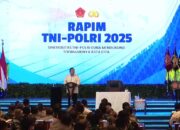 Pangdam XIV Hasanuddin Hadiri Rapat Pimpinan TNI-Polri 2025