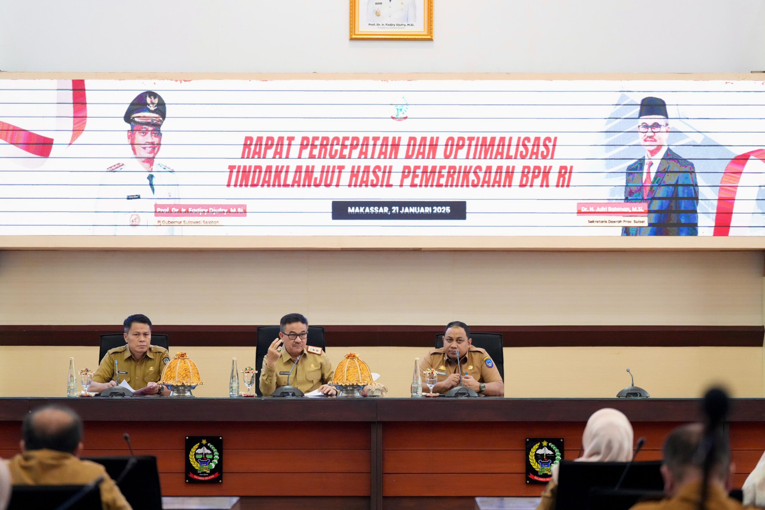 Bahas LHP BPK, Sekda Jufri Rahman Instruksikan OPD Segera Tindak Lanjut