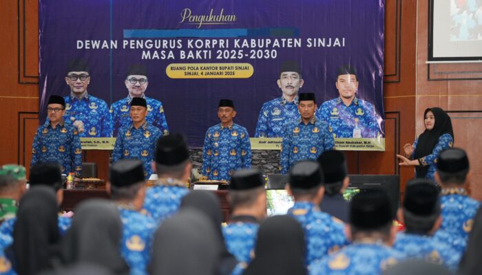 Pj Gubernur Sulsel Saksikan Pelantikan Ketua Korpri Sinjai