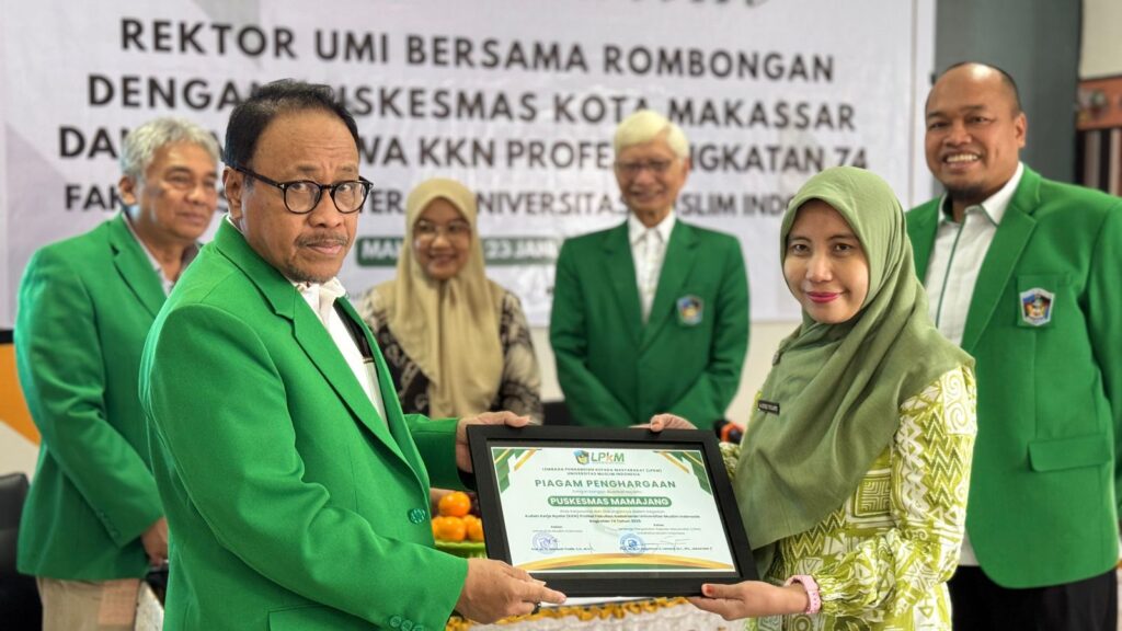 UMI dan Dinas Kesehatan Makassar Perkuat Sinergi Lewat Program KKN Profesi