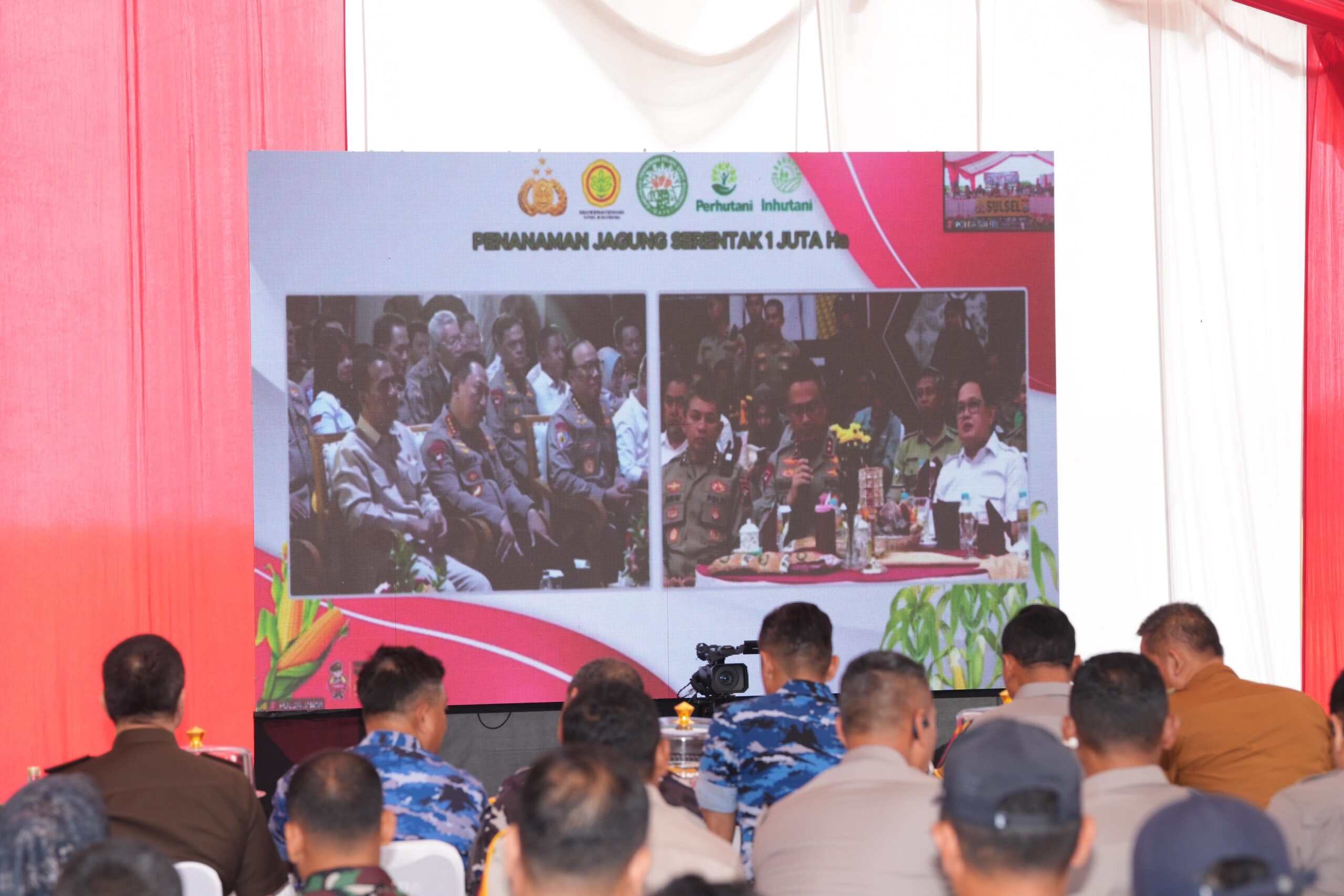 Mentan, Kapolri dan Pj Gubernur Fadjry Serentak Tanam Jagung se-Indonesia di Jeneponto