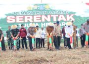 Kapolres Bone Bersama Forkopimda Luncurkan Penanaman Jagung Serentak 1 Juta Hektar untuk Ketahanan Pangan Nasional
